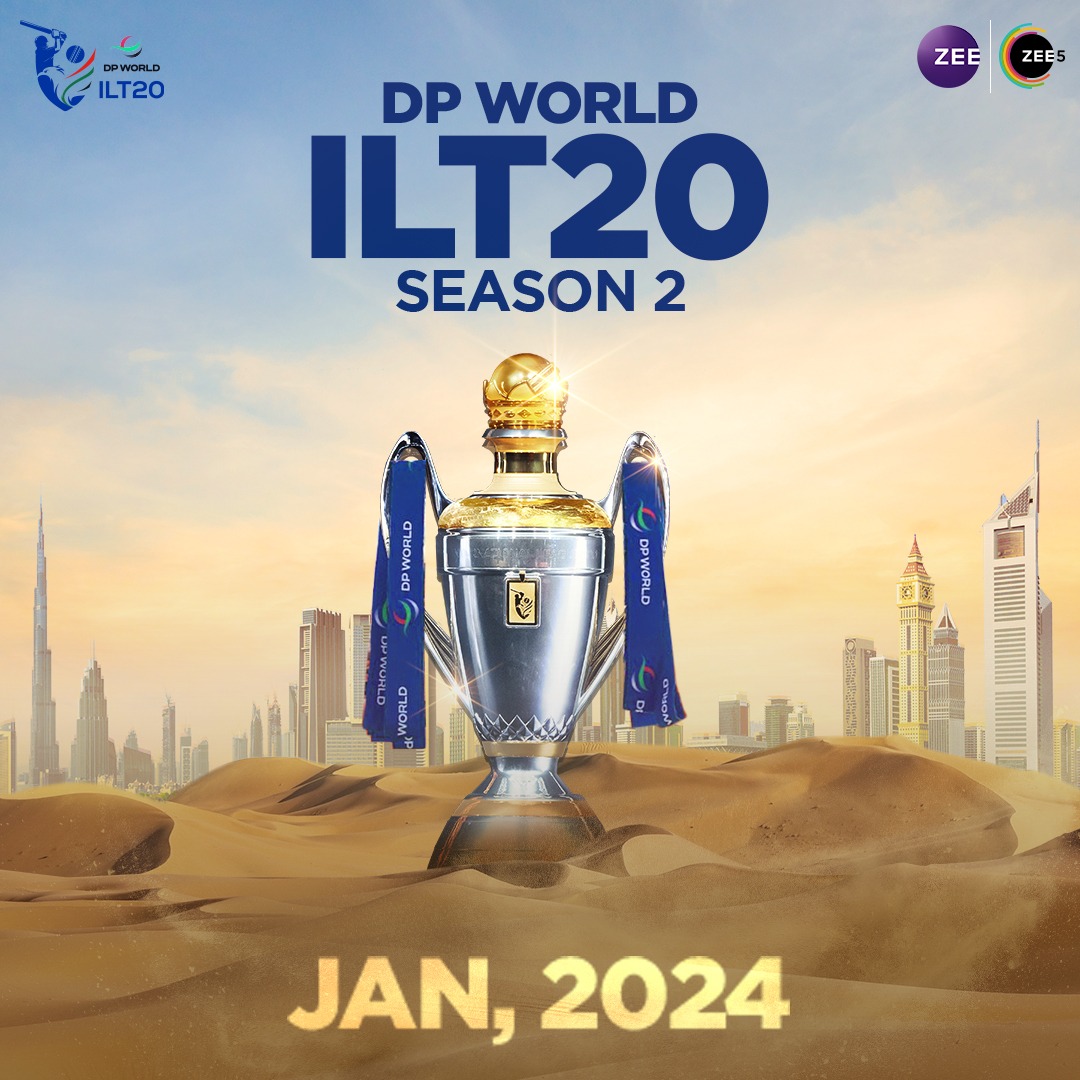 DP World ILT20 Season 2 to air LIVE on ZEEs linear channels and OTT platform ZEE5 from Jan 2024 -
